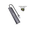 Hamlet-XHUB-07A3P-hub-di-interfaccia-USB-3.2-Gen-1--3.1-Gen-1--Type-A-5000-Mbit-s-Nero