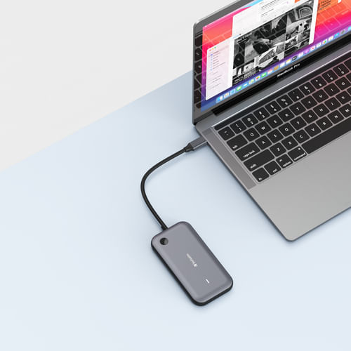 Verbatim-Share-my-Screen-Adattatore-per-Display-Wireless-USB-C-1080P-con-Hub