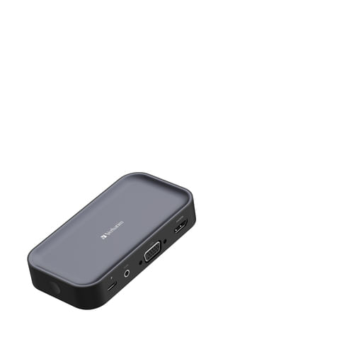 Verbatim-Share-my-Screen-Adattatore-per-Display-Wireless-USB-C-1080P-con-Hub