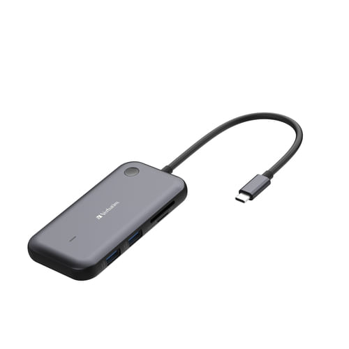 Verbatim-Share-my-Screen-Adattatore-per-Display-Wireless-USB-C-1080P-con-Hub