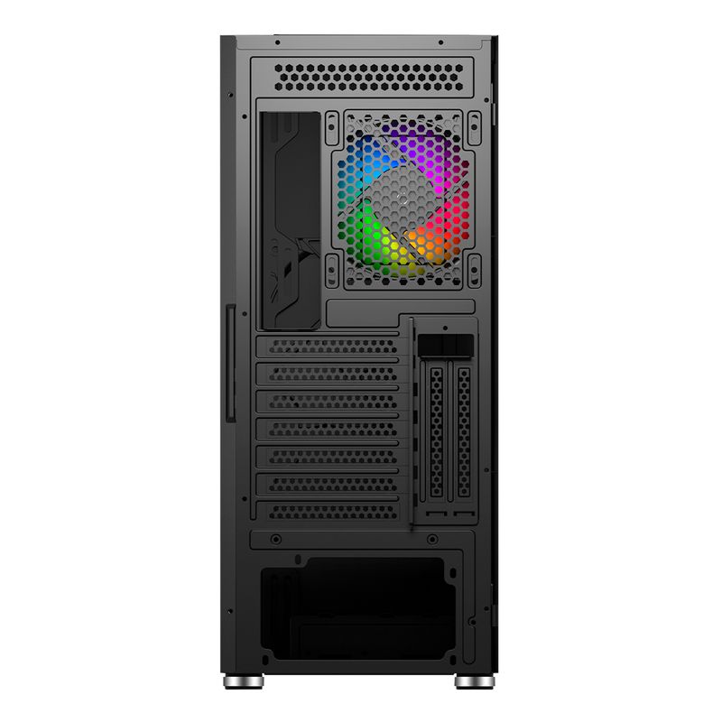 Case-Unykach-Armor-3Gen-ATX-Micro-ATX-ITX---Lato-in-vetro-temperato---USB-A-3.0-USB-C-e-audio---4-ventole-ARGB-da-120