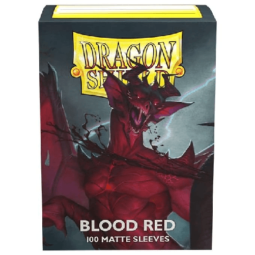 Dragon-Shield-Bustine-Standard-Matte-Blood-Red-100-Pezzi