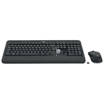 Logitech 920-008683 tastiera Mouse incluso Universale USB QWERTY Nordic Nero, Bianco