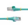 StarTech.com-Cavo-Ethernet-CAT-6a---3m---Acqua---Cavo-di-rete-LAN-Low-Smoke-Zero-Halogen--LSZH----10GbE-500MHz-100W-PoE-----Cavo-patch-schermato-S-FTP-RJ45-antigroviglio--NLAQ-3M-CAT6A-PATCH-