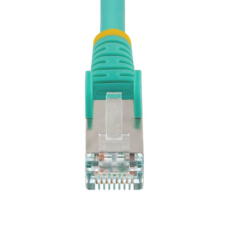 StarTech.com-Cavo-Ethernet-CAT-6a---3m---Acqua---Cavo-di-rete-LAN-Low-Smoke-Zero-Halogen--LSZH----10GbE-500MHz-100W-PoE-----Cavo-patch-schermato-S-FTP-RJ45-antigroviglio--NLAQ-3M-CAT6A-PATCH-