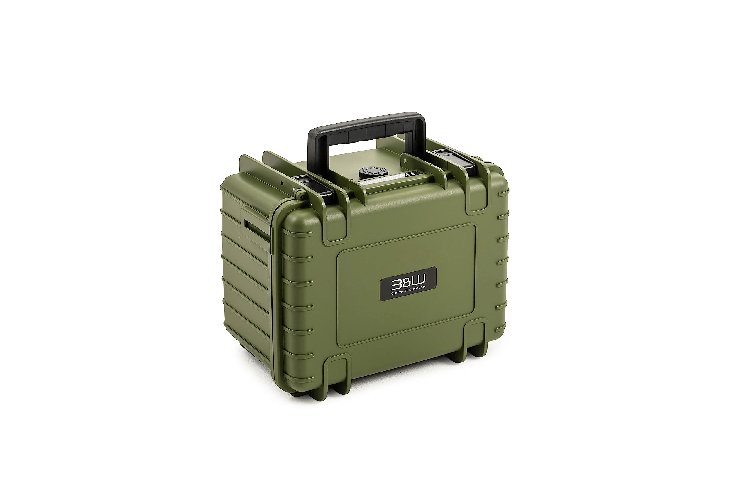 B-and-W-International-Valigetta-da-Esterno-per-DJI-Mini-4-Pro-Drone-e-Fly-More-Combo-Tipo-2000-Verde-Bronzo