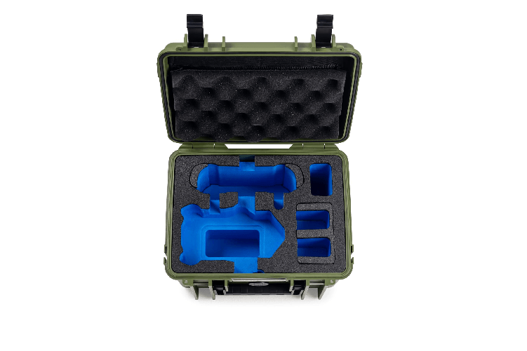 B-and-W-International-Valigetta-da-Esterno-per-DJI-Mini-4-Pro-Drone-e-Fly-More-Combo-Tipo-2000-Verde-Bronzo