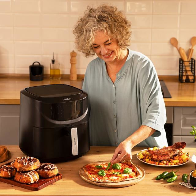 Cecotec-Cecofry-Absolute-7600-Singolo-76-L-Indipendente-2000-W-Friggitrice-ad-aria-calda-Nero