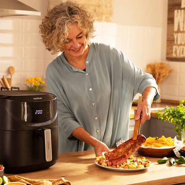 Cecotec-Cecofry-Absolute-7600-Singolo-76-L-Indipendente-2000-W-Friggitrice-ad-aria-calda-Nero