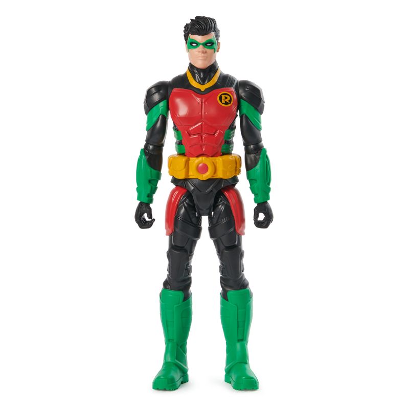 DC-Comics--Action-Figure-Robin-Armatura-Supereroe-Giocattolo-in-Scala-Personaggio-Mondo-Batman-Alto-30-cm-Supereroe-con-11-Punti-di-Articolazione-Giochi-per-Bambini-e-Bambine-3--anni