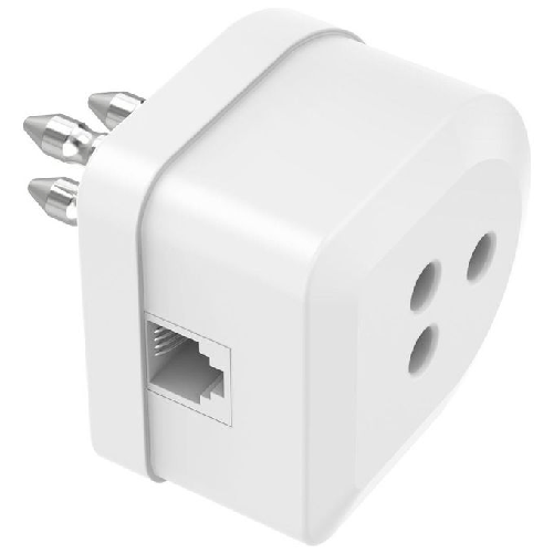 Hama-Adattatore-telefonico-spina-tripolare---presa-tripolare-e-presa-jack-6p4c