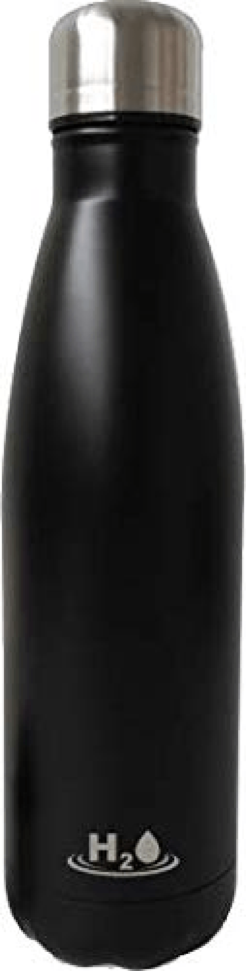 Puro-Borraccia-in-Acciaio-H2O-Single-Wall-750ml-Nera