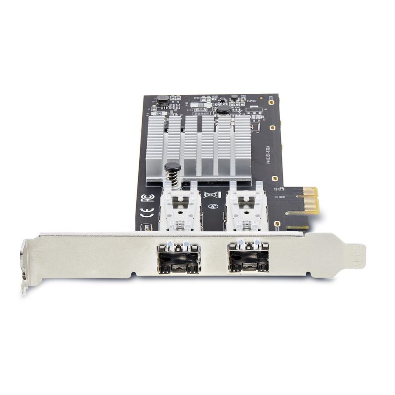 StarTech.com-Scheda-di-rete-SFP-GbE-a-2-Porte-PCIe-2.1-x1-Intel-I210-IS-Controller-1000BASE-rame-fibra-ottica-NIC-Gigabit-Ethernet-backplane-desktop-server---Windows-e-Linux--P011GI-NETWORK-CARD-