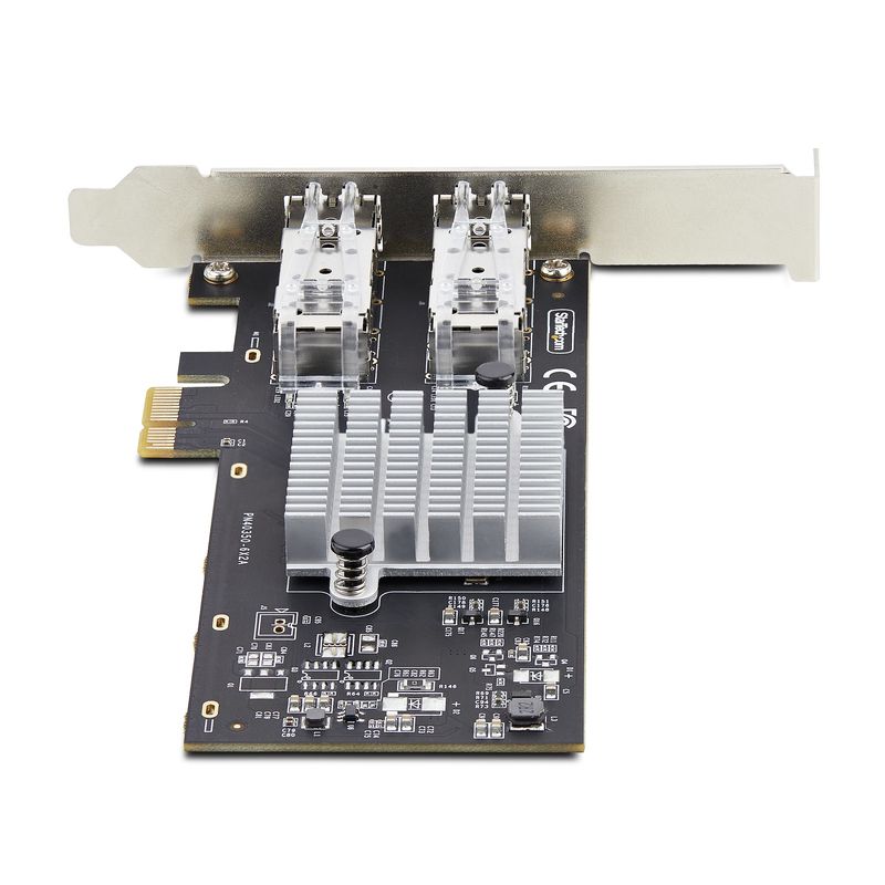 StarTech.com-Scheda-di-rete-SFP-GbE-a-2-Porte-PCIe-2.1-x1-Intel-I210-IS-Controller-1000BASE-rame-fibra-ottica-NIC-Gigabit-Ethernet-backplane-desktop-server---Windows-e-Linux--P011GI-NETWORK-CARD-