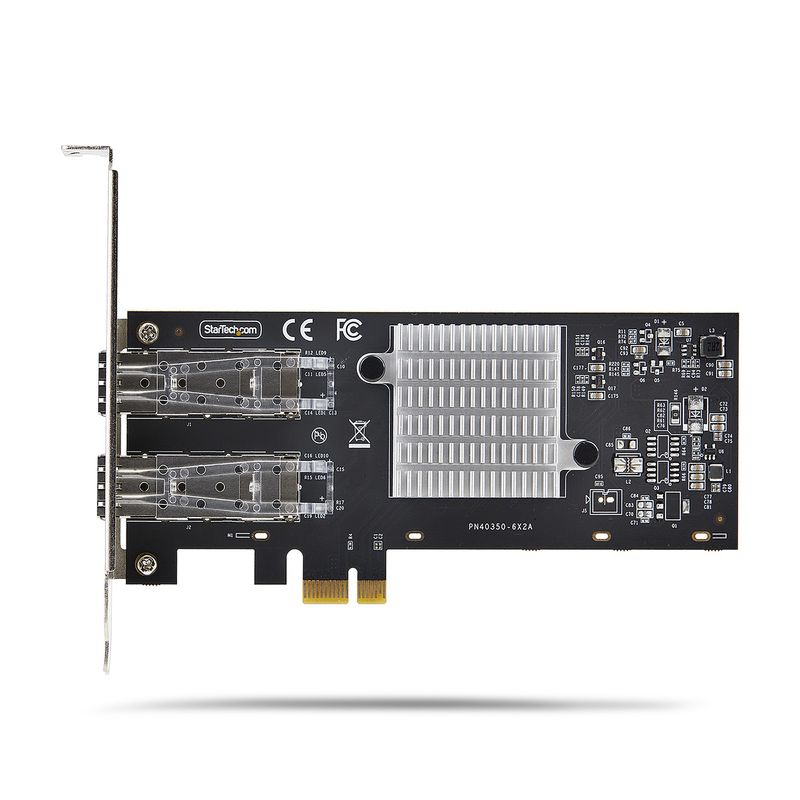 StarTech.com-Scheda-di-rete-SFP-GbE-a-2-Porte-PCIe-2.1-x1-Intel-I210-IS-Controller-1000BASE-rame-fibra-ottica-NIC-Gigabit-Ethernet-backplane-desktop-server---Windows-e-Linux--P011GI-NETWORK-CARD-