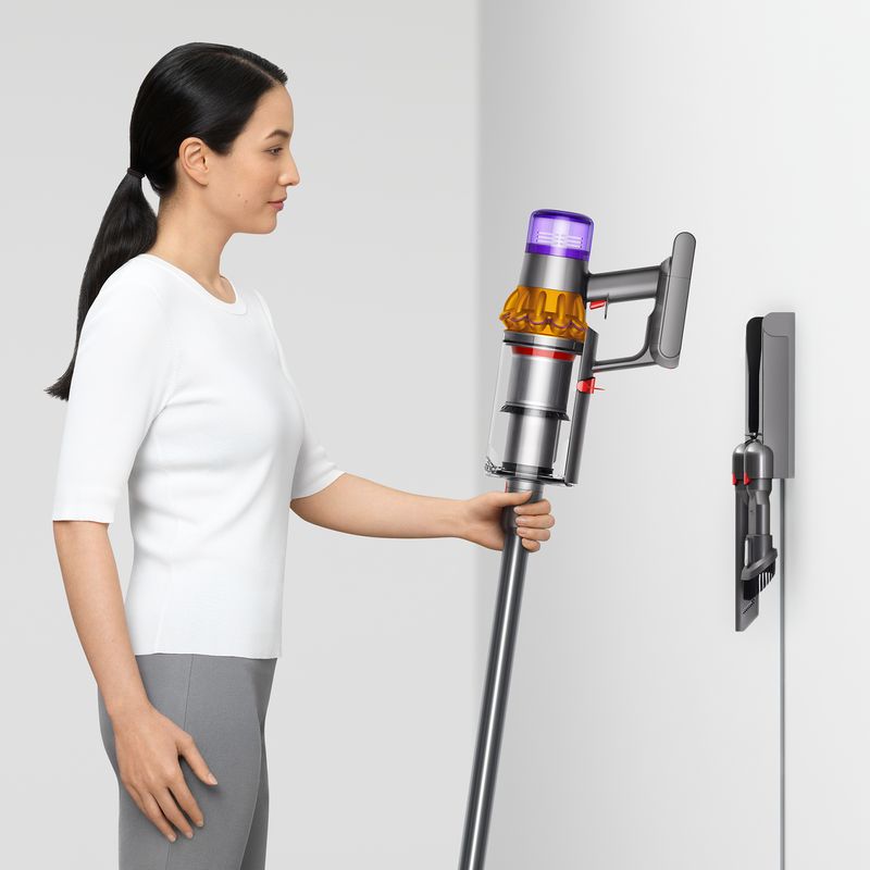 Dyson-V15-Detect-Absolute-Senza-sacchetto-Nichel-Giallo