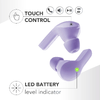 Cellular-Line-Music-Sound-Auricolare-Bluetooth-TWS-SLIDE-Wireless-Design-In-Ear-Dotato-di-Display-Le