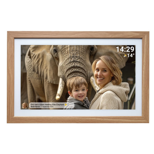 Denver-Frameo-PFF-2162LW-Cornice-Digitale-21.5---Legno-Chiaro