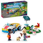 LEGO-Friends-42609-Auto-Elettrica-e-Caricabatterie-Giochi-per-Bambini-di-6--Anni-con-Macchina-Giocattolo-e-2-Mini-Bamboline