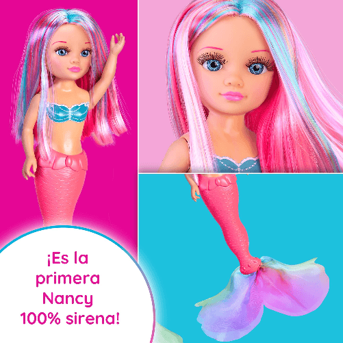 Famosa-Bambola-Nancy-Sirenetta-Coral