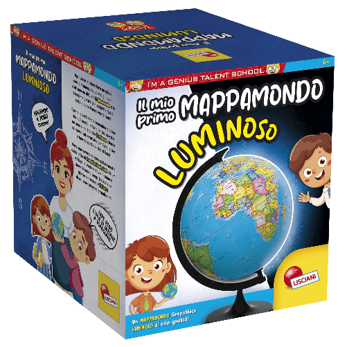 Lisciani-Gioco-Educativo-Im-a-Genius-Il-Mio-Primo-Mappamondo-Luminoso