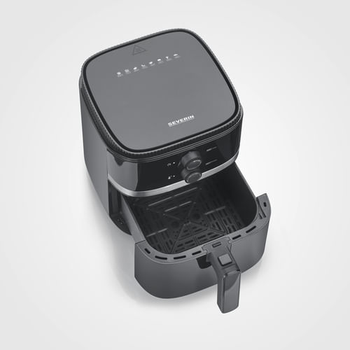 Severin-FR-2452-friggitrice-Singolo-43-L-Indipendente-1500-W-Friggitrice-ad-aria-calda-Nero-Argento