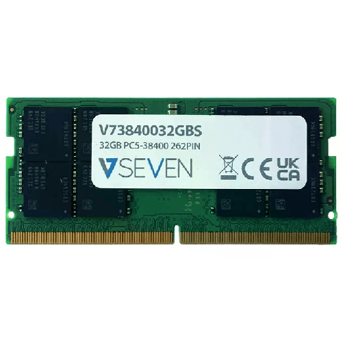 V7 V73840032GBS memoria 32 GB 1 x 32 GB DDR5 4800 MHz