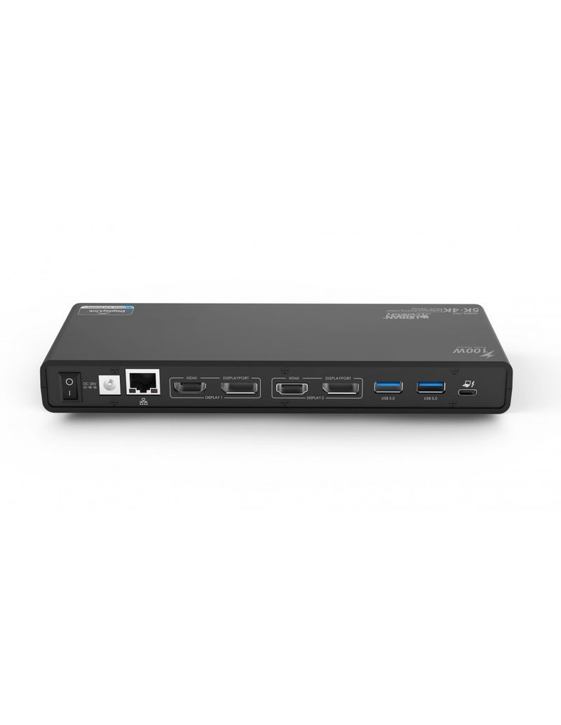Urban-Factory-TCD50UF-replicatore-di-porte-e-docking-station-per-laptop-Cablato-USB-3.2-Gen-1--3.1-Gen-1--Type-A---Type-C-Nero