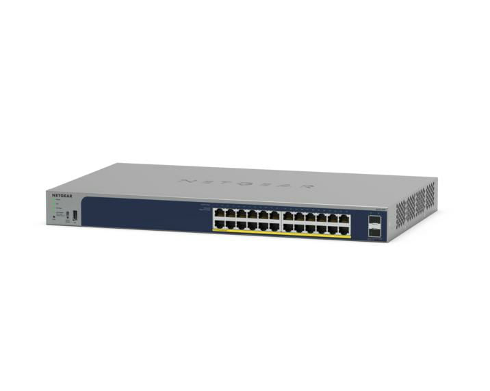 Netgear-GS724TPP-Smart-Switch-Web-Gestibile-Gigabit-PoE-a-26-Porte