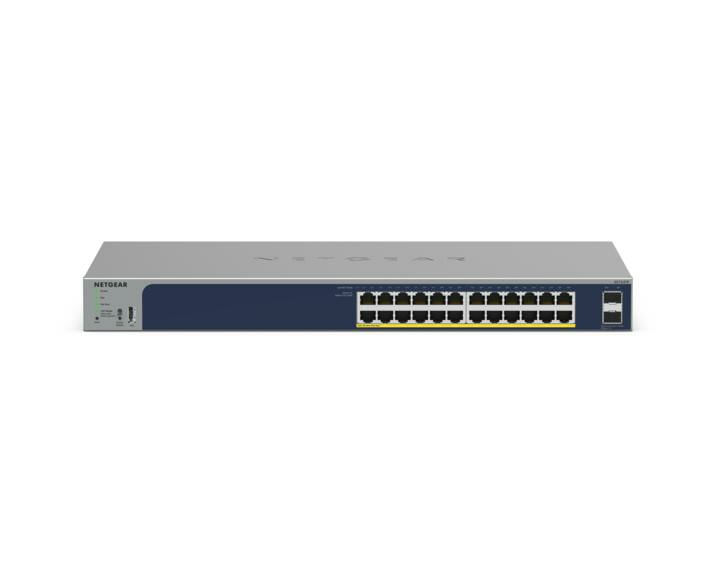 Netgear-GS724TPP-Smart-Switch-Web-Gestibile-Gigabit-PoE-a-26-Porte
