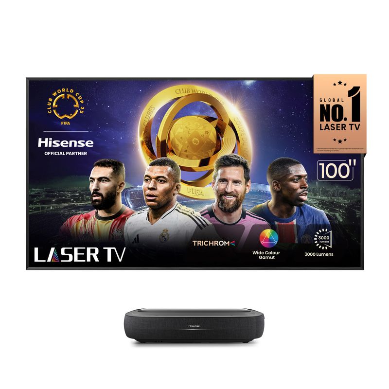 Hisense-100L9HD-TV-retroproiettore-Proiettore-a-raggio-ultra-corto-3000-ANSI-lumen-DLP-2160p--3840x2160--Nero