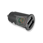Mediacom caricabatterie auto 2 porte usb 12w 5v 2.4a md-a160 per smartphone