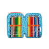 Seven-SJ-Gang-Astuccio-Scuola-3-Zip-Blu-TrickyLed