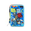 Seven-SJ-Gang-Astuccio-Scuola-3-Zip-Blu-TrickyLed