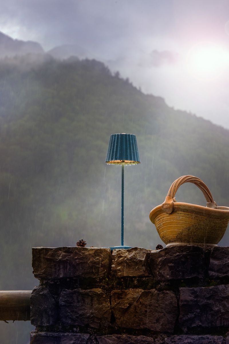 Sompex-Troll-2.0-Verde-Oliva-Lampada-da-Tavolo-a-Batteria