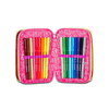Seven-SJ-Gang-Astuccio-Scuola-3-Zip-Rosa-UnicornLed