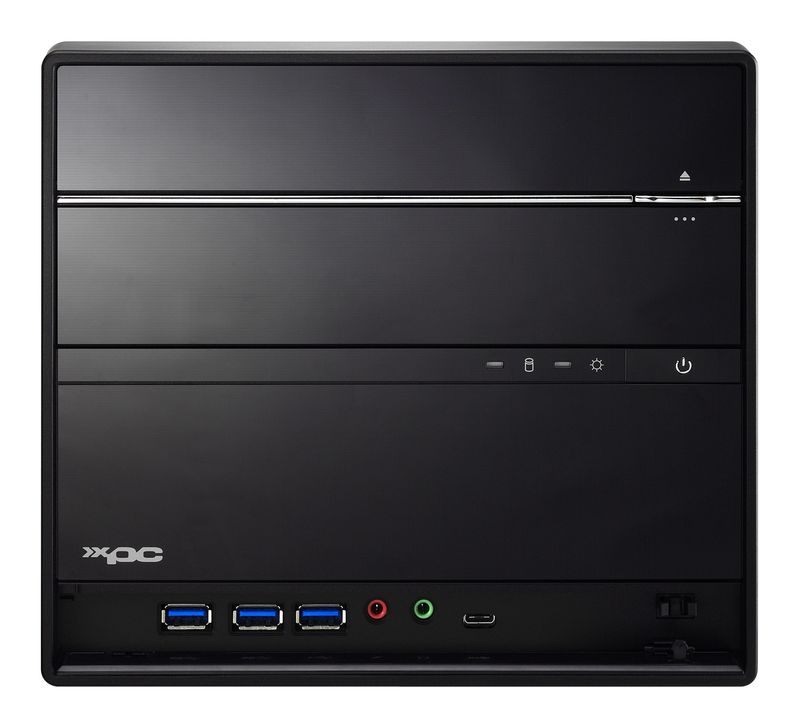 Shuttle-SH570R6-Barebone-per-PC-Stazione-di-Lavoro-Cubo-Nero-Intel-H570-LGA-1200-Socket-H5