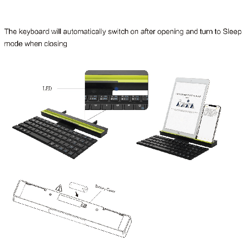 Neo-Rock-Tastiera-Arrotolabile-Bluetooth