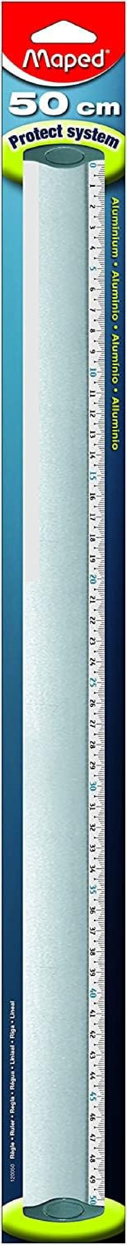 Maped righello in alluminio 50 cm modello 120050 per ufficio e uso personale