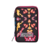Seven-Astuccio-Scuola-3-Zip-Nero-Fucsia-Multi-Shade-Girl