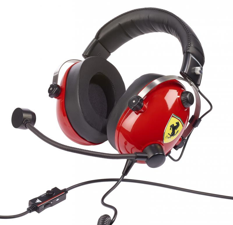 Thrustmaster T.Racing Scuderia Ferrari Edition-DTS Gaming Headset per PS5-PS4-Xbox Series X-S-Xbox One-PC