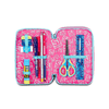 Seven-SJ-Gang-Astuccio-Scuola-3-Zip-Rosa-Pinkfur