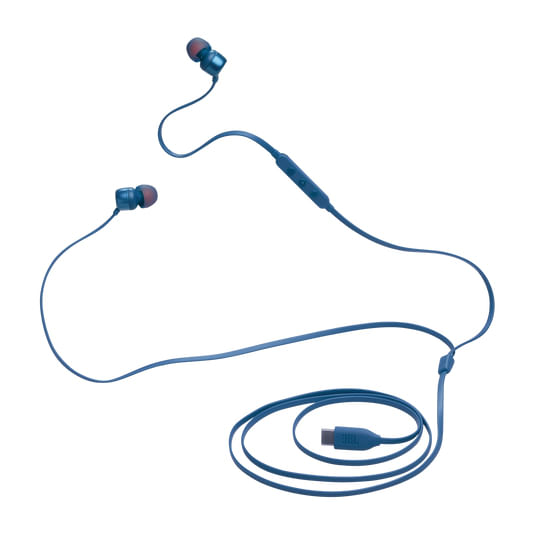 JBL-Tune-310C-USB-Auricolare-Cablato-In-ear-Musica-e-Chiamate-USB-tipo-C-Blu