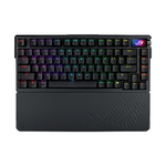 Asus rog azoth tastiera meccanica wireless 75% rgb per gaming - nera