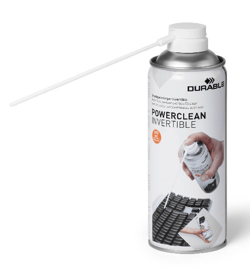 Durable powerclean spray pulizia elettronica 400ml capovolgibile per pc tastiere