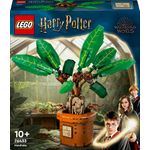LEGO Harry Potter Mandragola Personaggio Giocattolo con Vaso da Costruire Creatura Magica con Arti e Bocca Mobili
