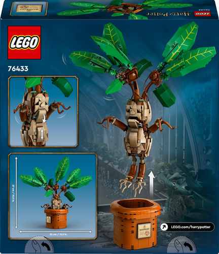 LEGO-Harry-Potter-Mandragola-Personaggio-Giocattolo-con-Vaso-da-Costruire-Creatura-Magica-con-Arti-e-Bocca-Mobili-Giochi-per-Bambini-e-Bambine-da-10-Anni-Idea-Regalo-Decorativa-da-Collezione-76433