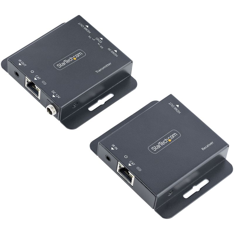 StarTech.com-HDMI-Extender-via-Ethernet-4K-30Hz-40m-o-1080p-70m-Kit-Extender-HDMI-via-CAT6-CAT5-Estensione-HDMI-su-IP-con-PoE-Kit-Trasmattitore-e-Ricevitore-HDMI-con-IR--EXTEND-HDMI-4K40C6P1-