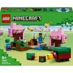 LEGO Minecraft Il Giardino del Ciliegio in Fiore Modello da Costruire del Bioma con il Personaggio Sunny Api Giocattolo