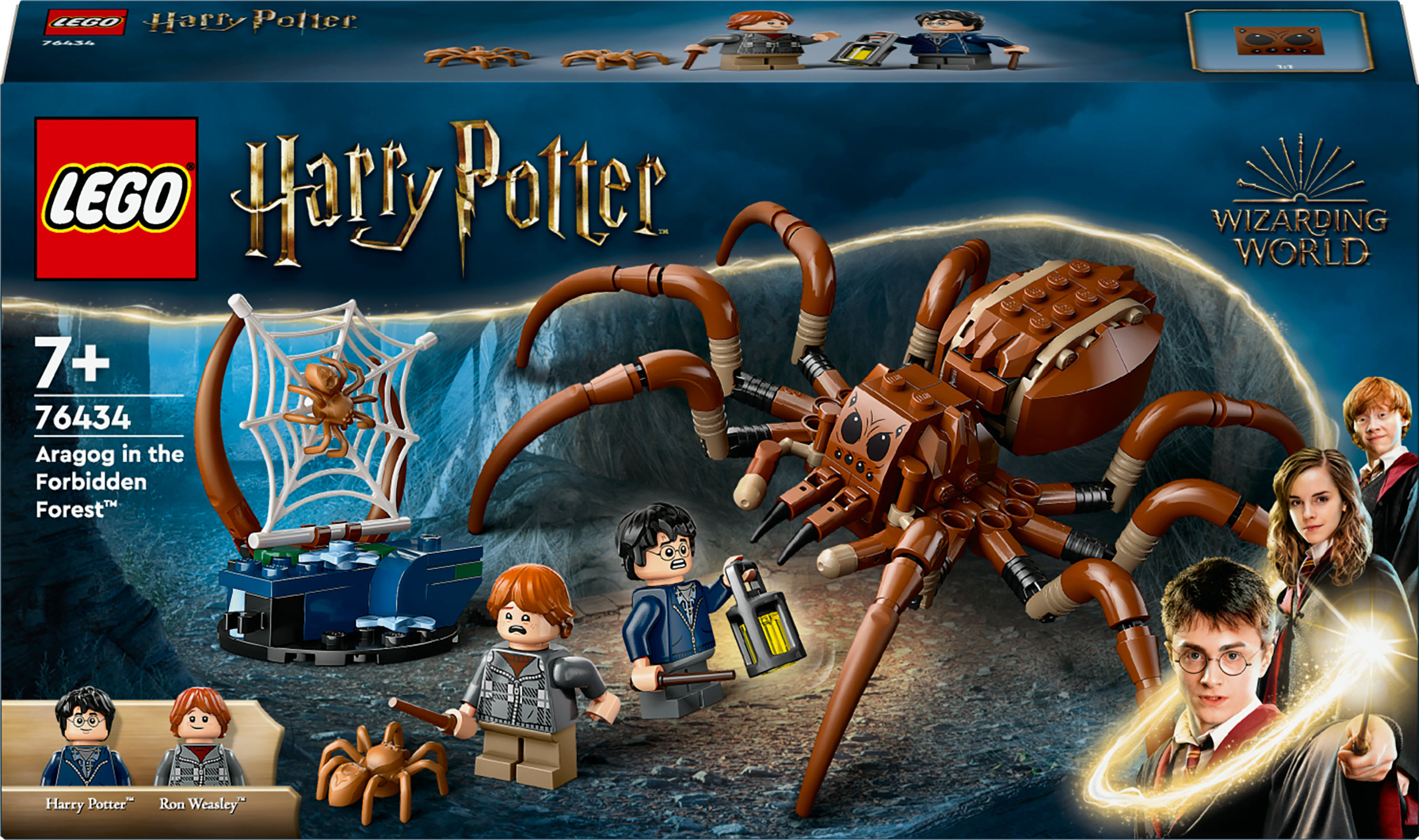 LEGO Harry Potter Aragog nella Foresta Proibita Grande Ragno Giocattolo da Costruire con Parti Snodabili Giochi di